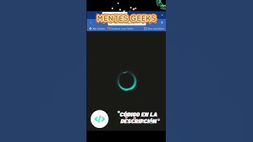 Cómo crear un spinner animado | #HTML y #CSS #webdevelopment #desarrolloweb #programming #coding