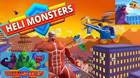 "Heli Monsters:Can You Beat ALL 10 Levels?!Level 11-20 Walkthrough (iOS,Android)"|#youtubeshorts