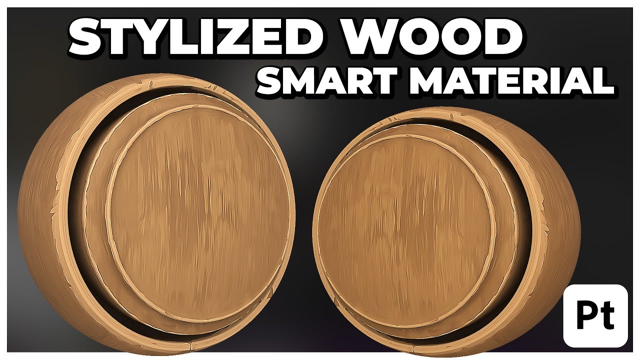 Stylized Wood Smart Material from Scratch in Substance Painter - YouTube