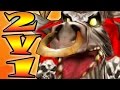 Warcraft 3 - WTii & Praccy #6 | Tower Rush #2 (2v2 AT #22)