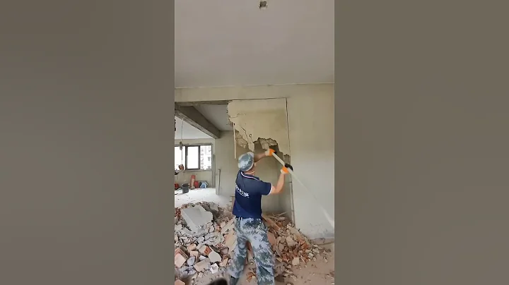 Hammer Time! Demolishing Wall Like a Boss #hammer #demolish #shorts @Mechanic Alice