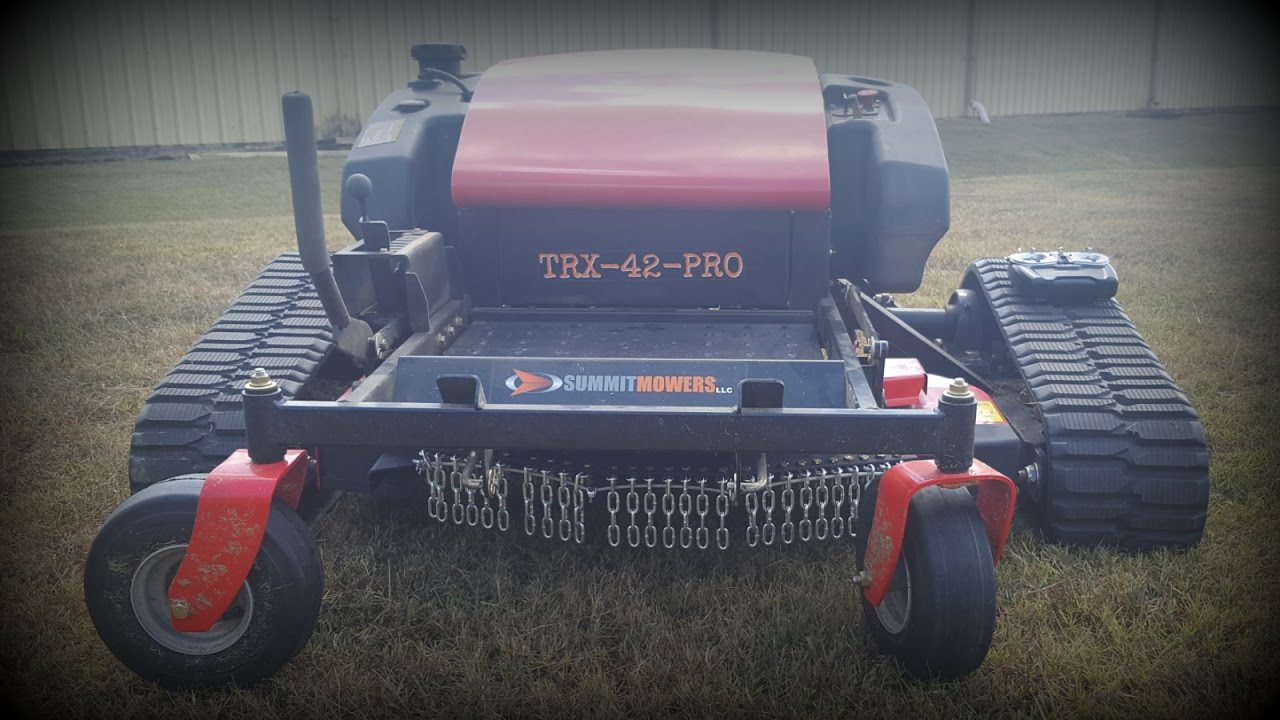 Mowing One Inch Saplings - TRX PRO Series Mulching Brush Mower