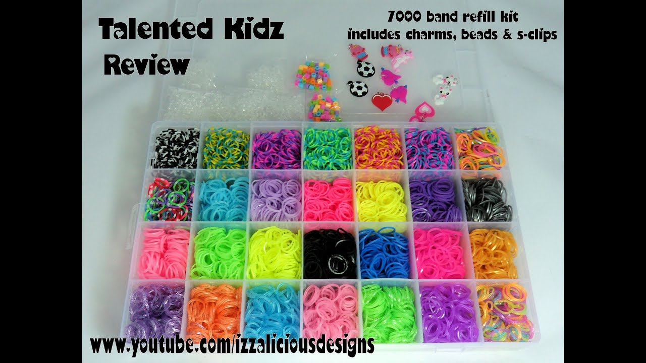 Talented Kidz Metallic Band Refill Kit & Organiser Review 