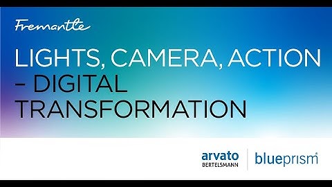 Intelligent automation stars in finance process transformation at Fremantle  - case study video