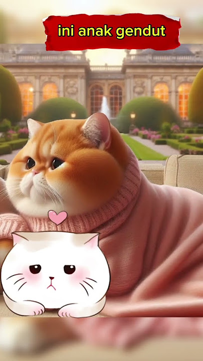 ini anak gendut sukanya rebahan #cat #kucing #catvideos #funny