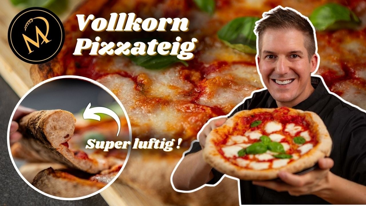 Bestes Vollkorn Pizza Rezept - luftiger Pizzateig mit Vollkornmehl ... Bestes Vollkorn Pizza Rezept - luftiger Pizzateig mit Vollkornmehl ...