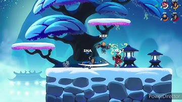 A brawlhalla big brain play from a gold and silver player
