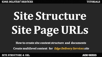AEM Franklin #5 | Site Content Structure and Pages URLs in Edge Delivery Services (AEM Franklin)