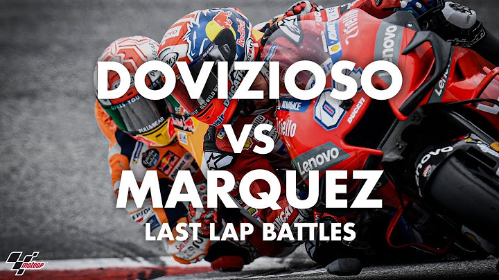 Déjà vu? Dovizioso vs Marquez in last lap battles!