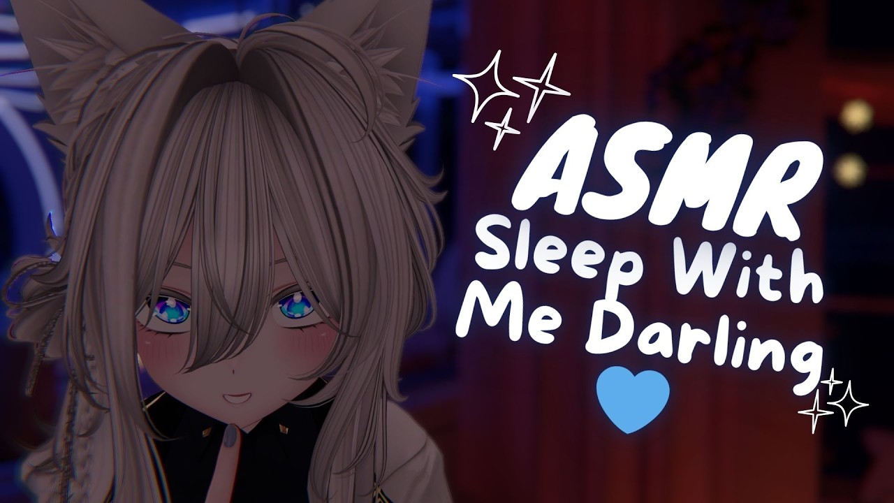 ASMR Wolfgirl Put You to Sleep Fast 💙 [Kisses, Sniff, Heartbeats]