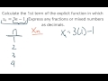 Explicit Functions and Their Properties