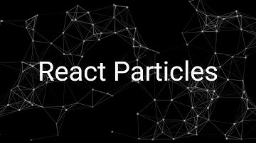 React Particles || React js animations