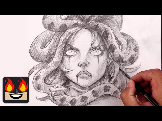 Fantasy Art Class: April– July 2018 Wk3: Figure Drawing - Medusa