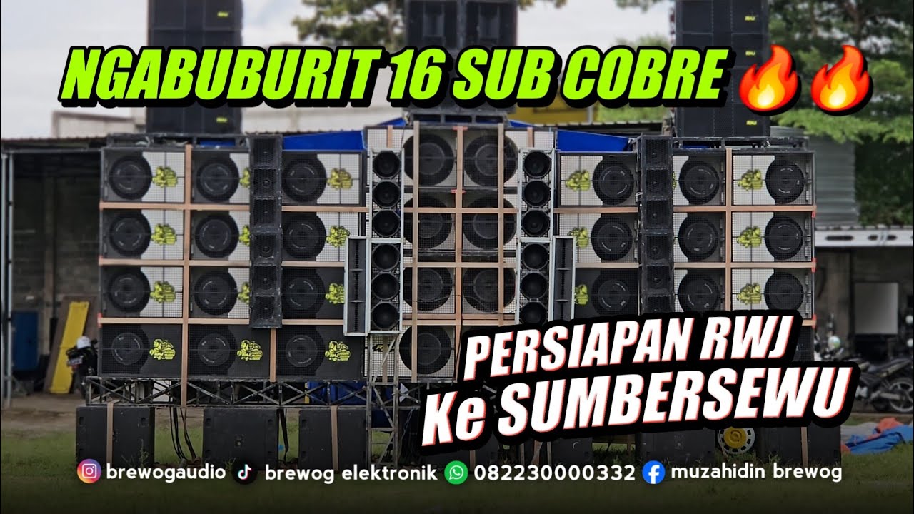 COBRE LEGEND BY BREWOG ELEKTRONIK IS BACK !! CEK SOUND RWJ AUDIO PERSIAPAN BATTLE SUMBERSEWU