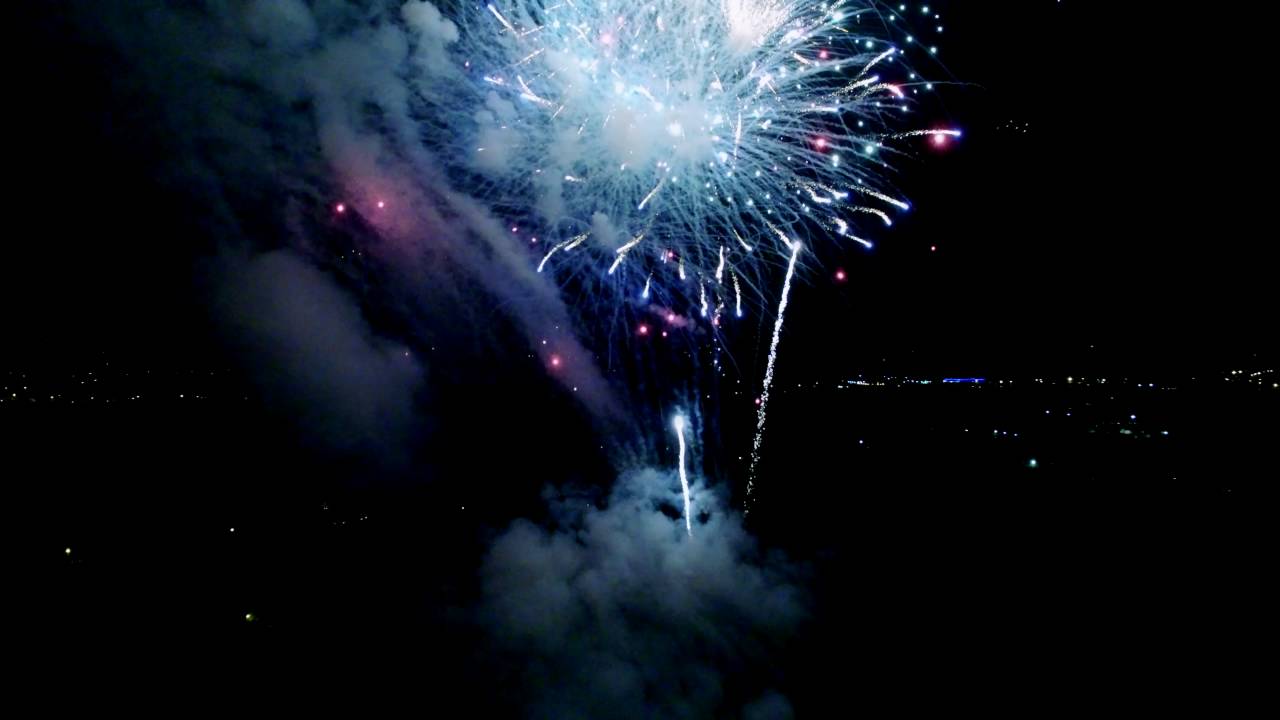 DJI Phantom 3 4k of Troy, IL Fireworks 2016 YouTube