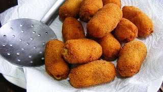 Como hacer croquetas de pollo bien cremosas🇩🇴🇩🇴 screenshot 3