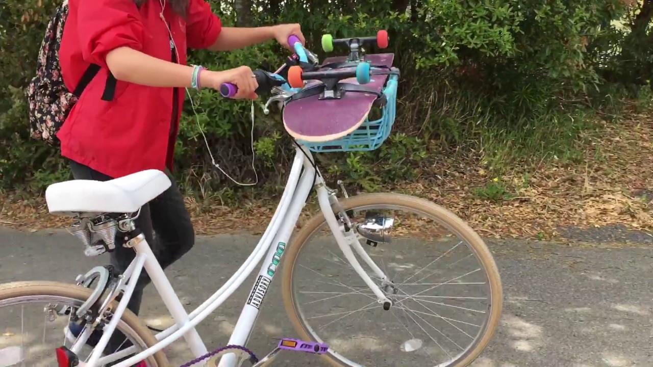 スケボー 自転車