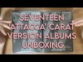 SEVENTEEN 'ATTACCA' *CARAT VERSION* ALBUMS UNBOXING