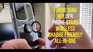 BEST Popsocket Alternative Phone Grip Wireless Charger Compatible | eSamcore Phone Ring Holder