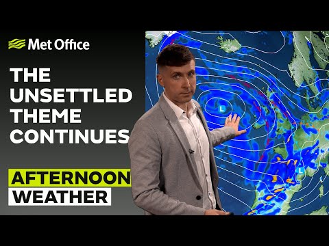 26/10/23 – further rain or showers – afternoon weather forecast uk – met office weather