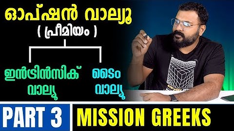 F&O Series 12 : Intrinsic Value & Time Value of An Option | ഓപ്ഷൻ സീരിസ് മലയാളത്തിൽ