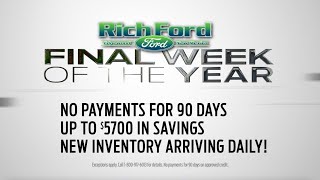 Rich Ford Edgewood Year End Sale 2023 #2