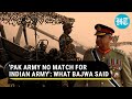 Pak cant go to war with india bajwas stunning admission revealed by journalists  watch