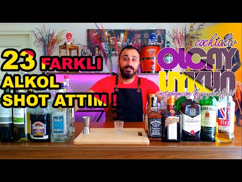 23 Farklı Alkol Shot Attım (Ama Kafam Nasıl Güzel 🤣🤣 )