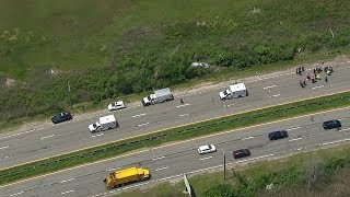 3 teens killed, 7 others injured Meadowbrook Parkway accident
