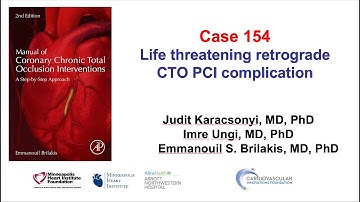 Case 154: Manual of CTO PCI: Perils of retrograde