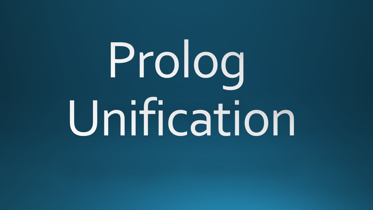 Prolog Unification