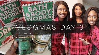 VLOGMAS 2020 | BATH \& BODY WORKS HAUL + MORE CHRISTMAS DECOR!