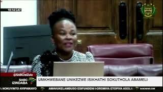 Umkhwebane unikezwe isikhathi sokuthola abameli