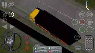Mod bussid truk canter devanova screenshot 4
