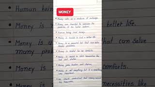 Essay On Money | 10 Lines On Importance Of Money | Few Lines On Importance Of Money In English