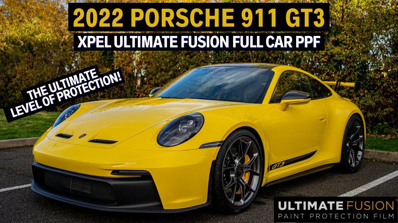 Porsche GT3 - Unischwarz Lackschutzfolie - News