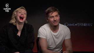 Gwendoline Christie & Nikolaj Coster-Waldau - [NEW interview]On Shooting Their Final Scenes