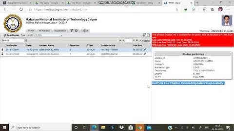 How To Create Fee Challan | MnitErp | Fee Payment