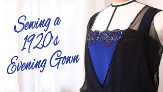 Sewing a 1920s Evening Gown