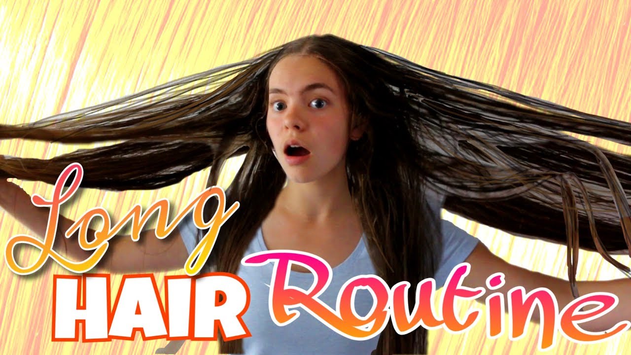 My Long Hair Care Routine! - YouTube