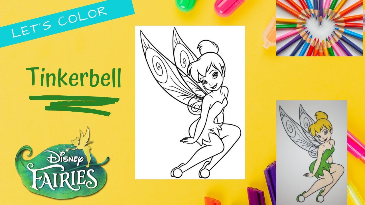 Coloring | Tinkerbell | Disney | Fairy