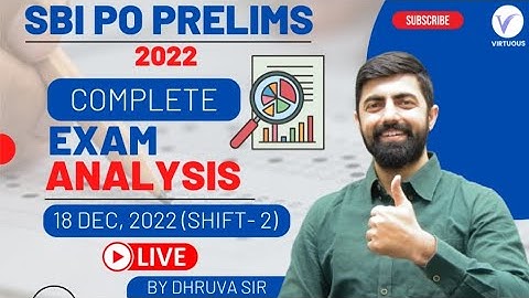 SBI PO PRE 2022 Exam Analysis (Shift-2) || क्या था PAPER का LEVEL || 18th December