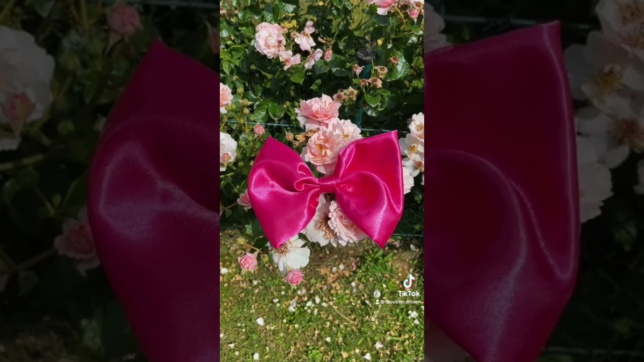 Make your own fabric bow hairpin 🎀 Tutorial on my channel ✨