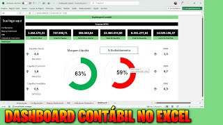 Planilha Dashboard Contábil em Excel