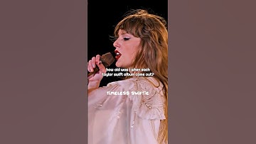 how old was i when each Taylor Swift album came out? | #taylorswift #shorts