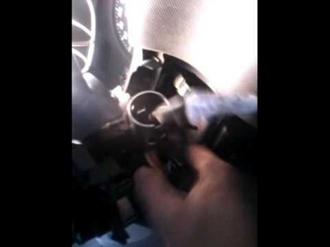 замена замка зажигания на рено логан Logan Renault  Ignition lock replacement