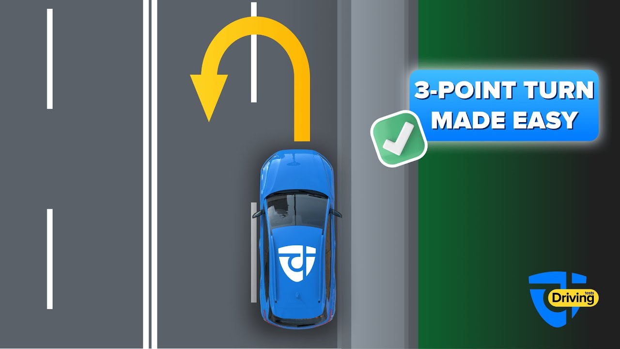 3-Point Turn Made Easy | DMV Test Tips - YouTube