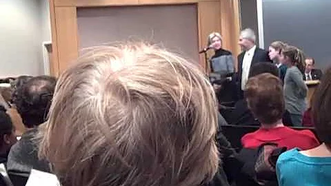 Newly Re-elected Town Council Member Lauren Eastho...
