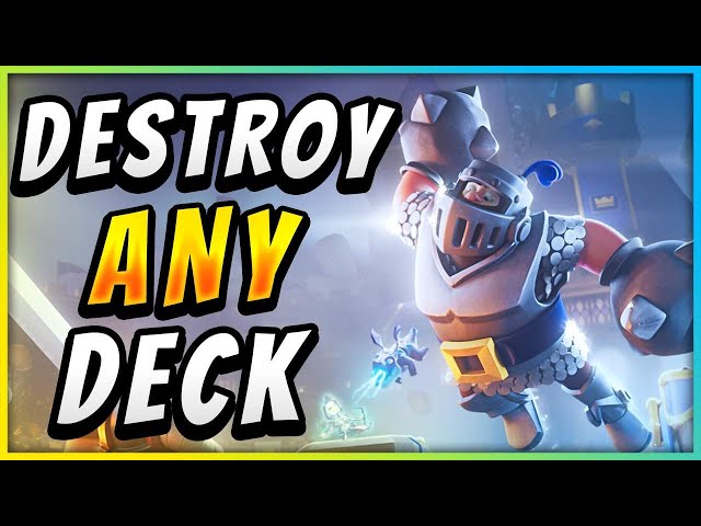 SirTagCR: #1 BEST MEGA KNIGHT DECK in CLASH ROYALE! 🏆 - RoyaleAPI