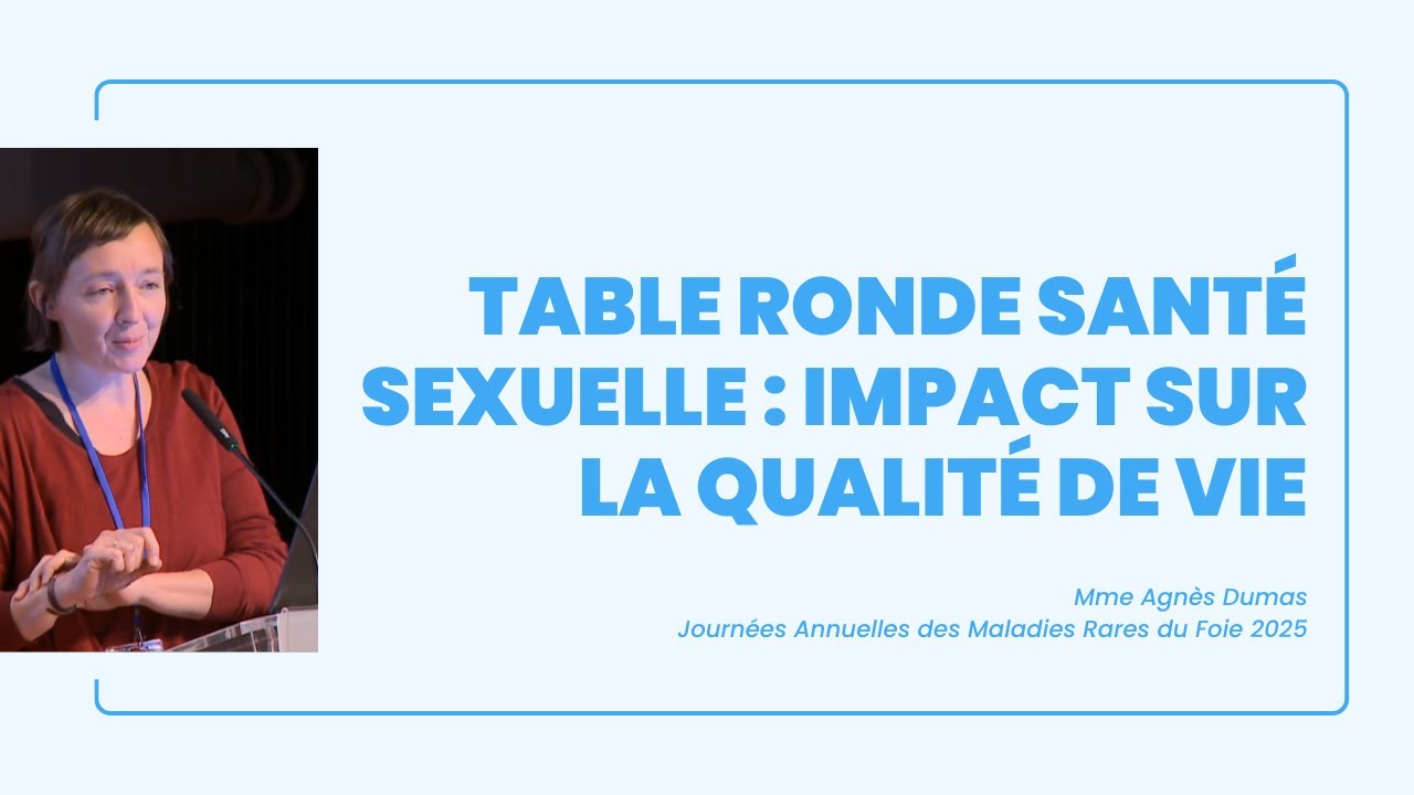 Table ronde santé sexuelle : Impact sur la qualité de vie – JAMRF25